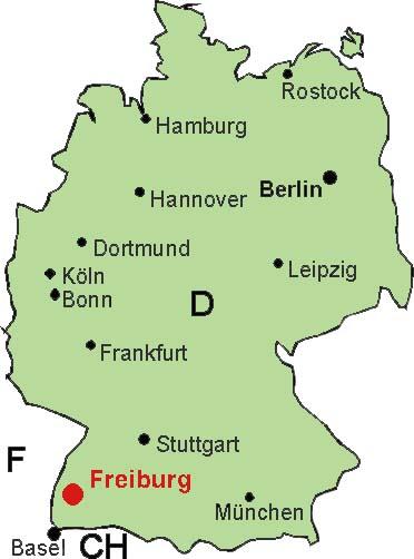 Freiburg Map 